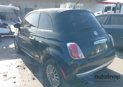2012 Fiat 500 Lounge z USA, uszkodzony, nr VIN 3C3CFFCR4CT110571